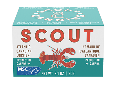 Atlantic Canadian Lobster Tin, Scout