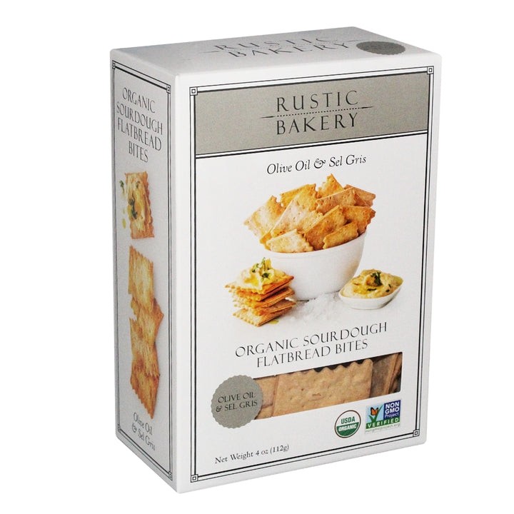 Olive Oil & Sel Gris Flatbread Crackers, Rustic Bakery