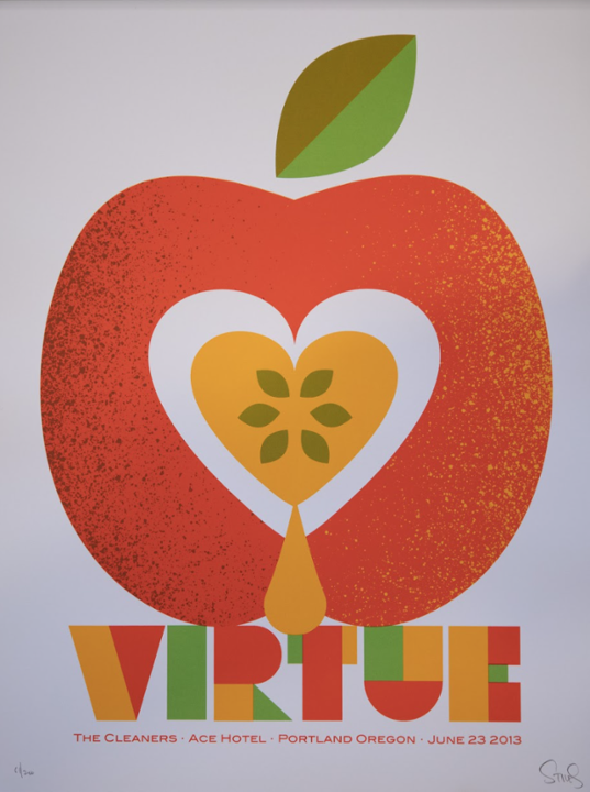 Portland Apple Poster