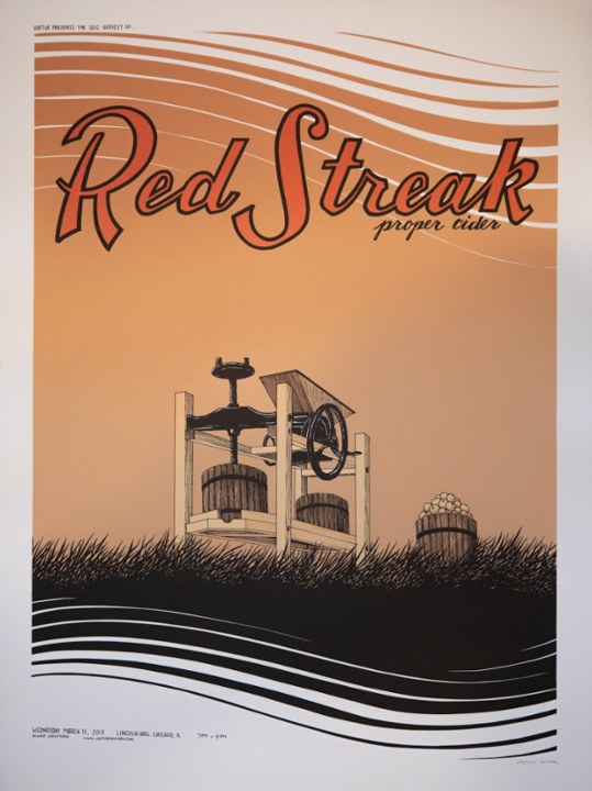 Redstreak Press Poster