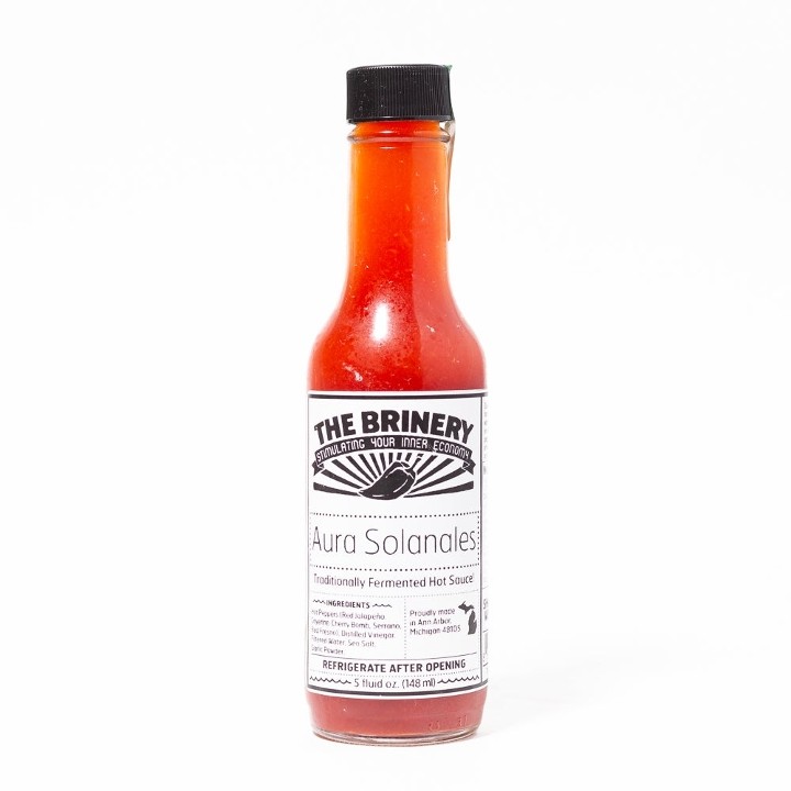 Aura Solanales Hot Sauce, The Brinery