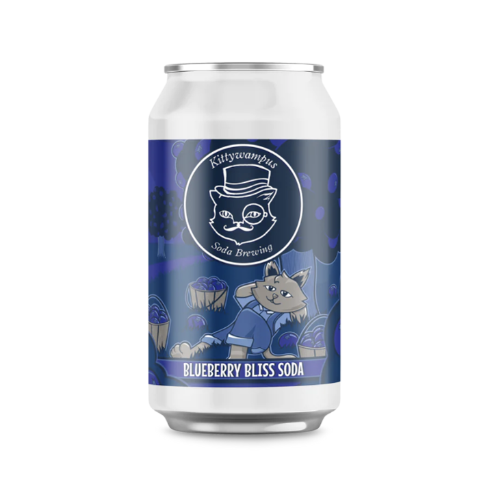 Blueberry Bliss Soda Can, Kittywampus