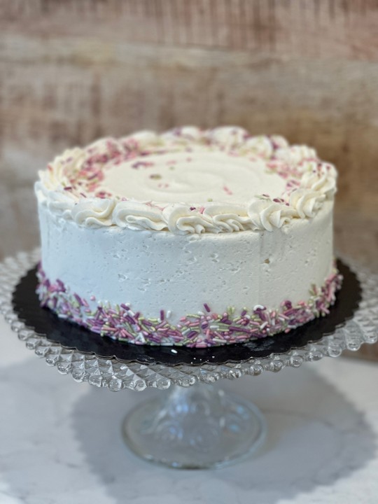 8" Vanilla Birthday Cake