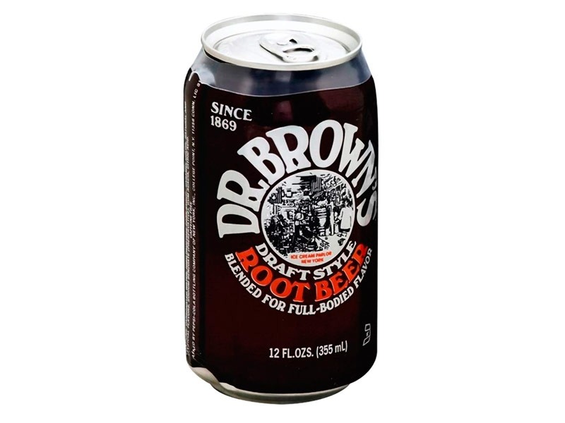 Dr. Browns Root Beer Can