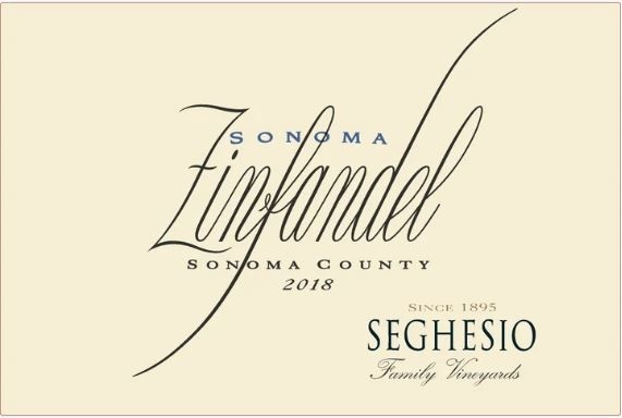 Seghesio 'Angela's Table' Zinfandel, Sonoma, California