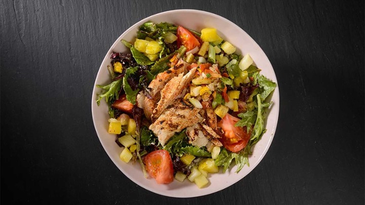 Mango, Pineapple & Chicken Salad