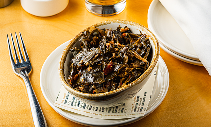 HOLIDAY PORK BELLY COLLARDS