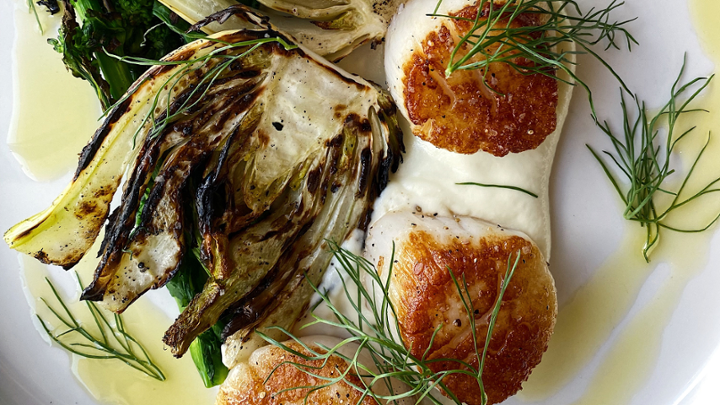 SEARED NEW ENGLAND SCALLOPS