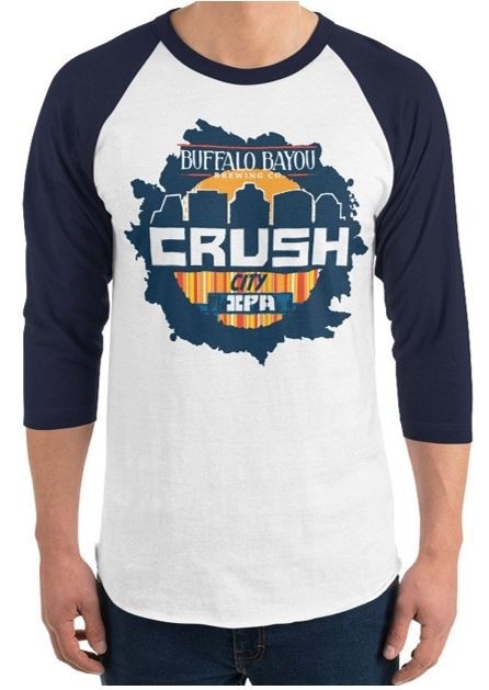 Crush City Baseball Tee L