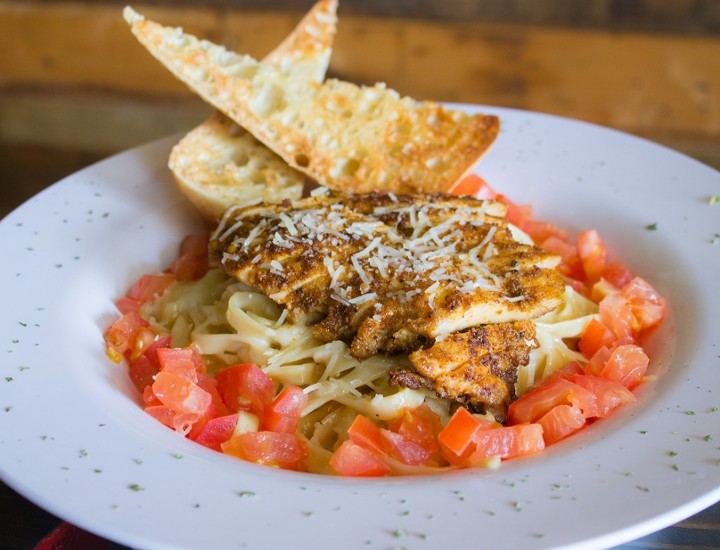 Blackened Chicken Alfredo