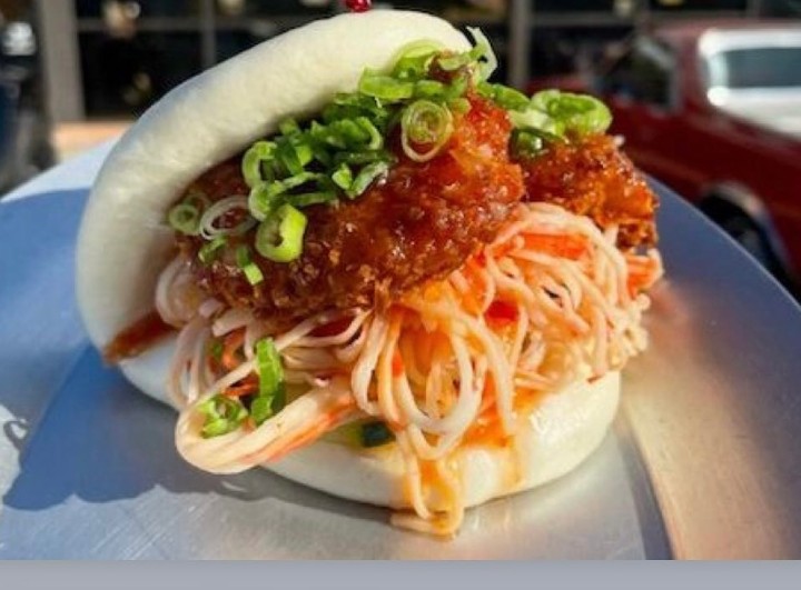 Coconut Shrimp Bao Buns