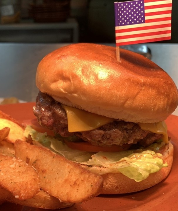 Classic American Cheese Burger