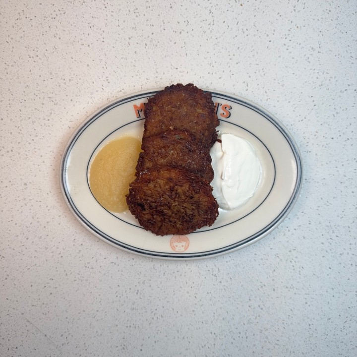 Latkes (hot from the kitchen)