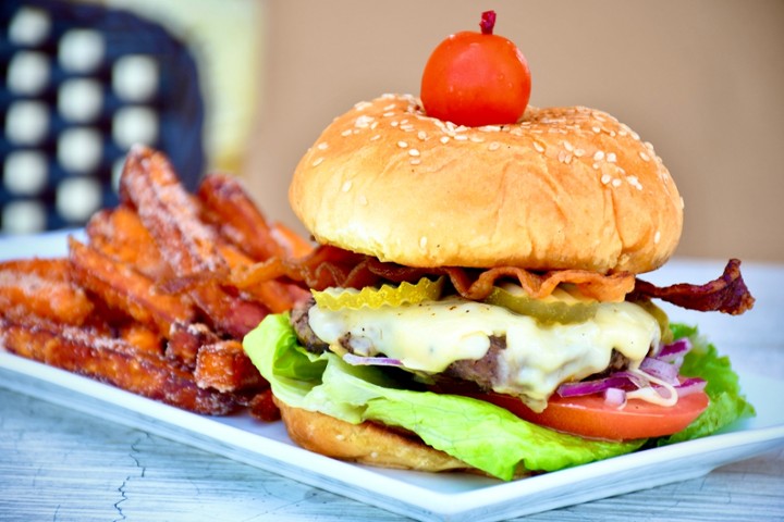 Triple bacon burger