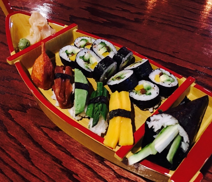 Vegetable Sushi Plate