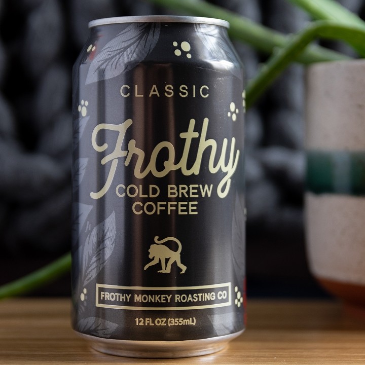 Frothy Monkey Cold Brew Cans - 4 pack