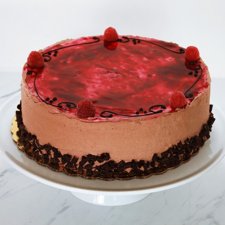Chocolate Raspberry Mousse Cake 6"