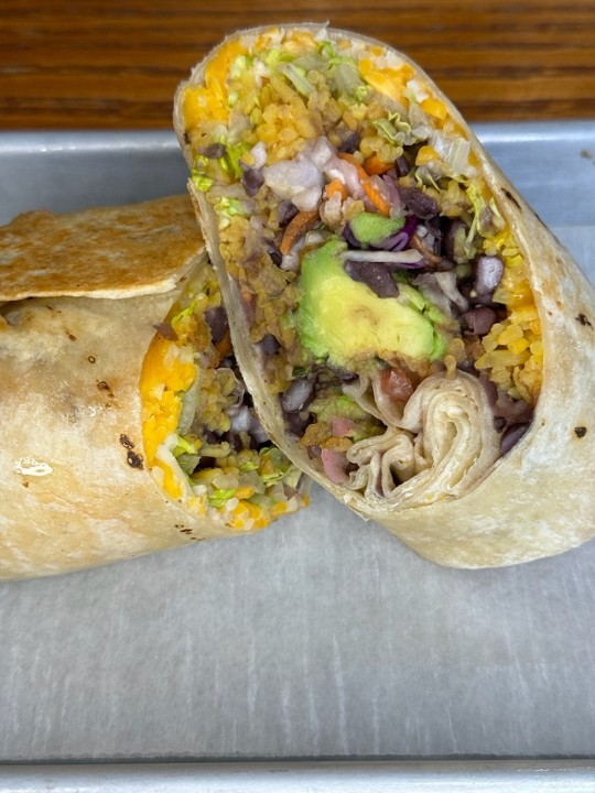 Fried Avocado Burrito