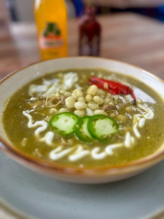 Verde Pozole (bowl/meal)