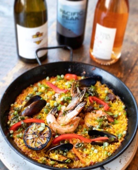 Wednesdays: Paella and a Bottle of Wine: