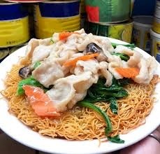 Dinner Pan Fried Noodle Chicken