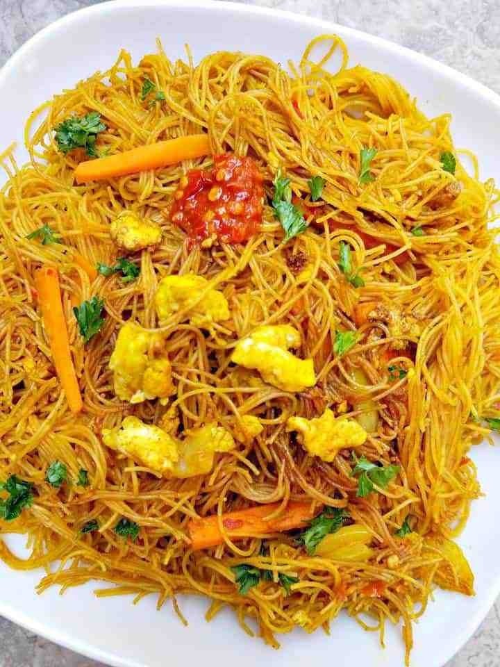 Dinner Singapore Rice Noodle