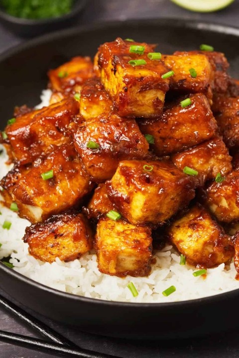 Dinner General Tso's Bean Curd