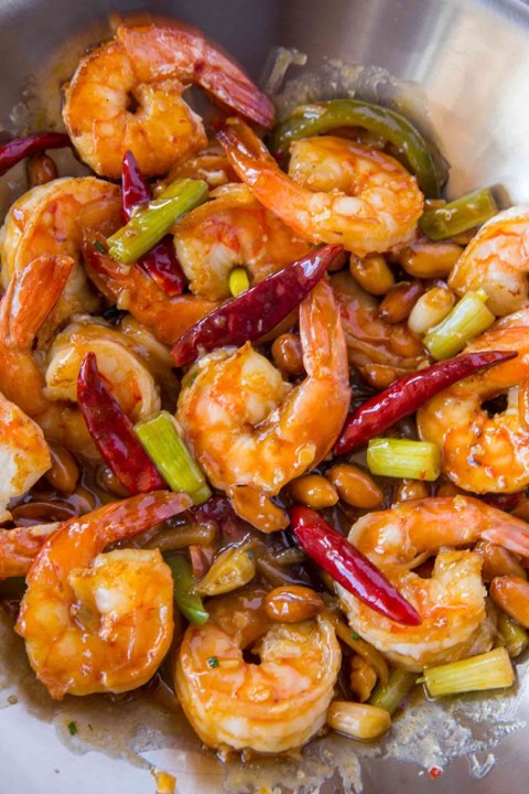 Lunch Kung Pao Shrimp