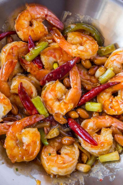 Dinner Kung Pao Shrimp