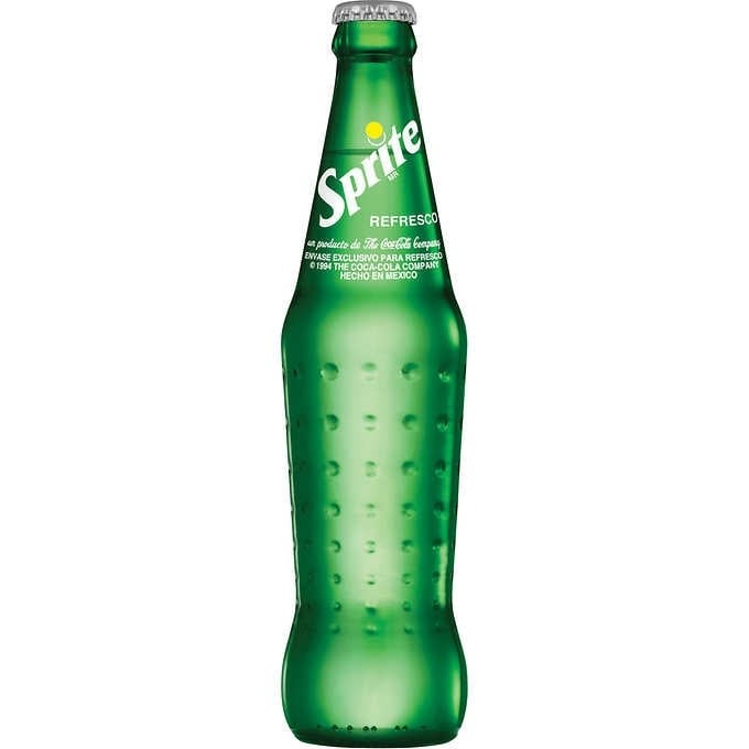 Mexican Sprite Glass Bottle