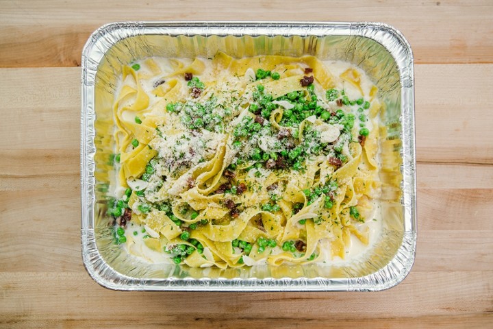 Pappardelle Carbonara - Half Tray