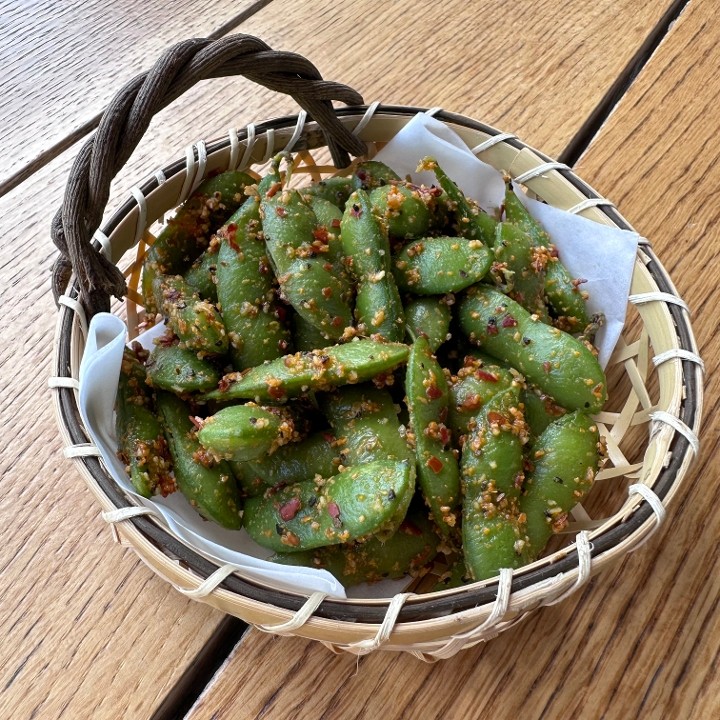 Chili Garlic Edamame