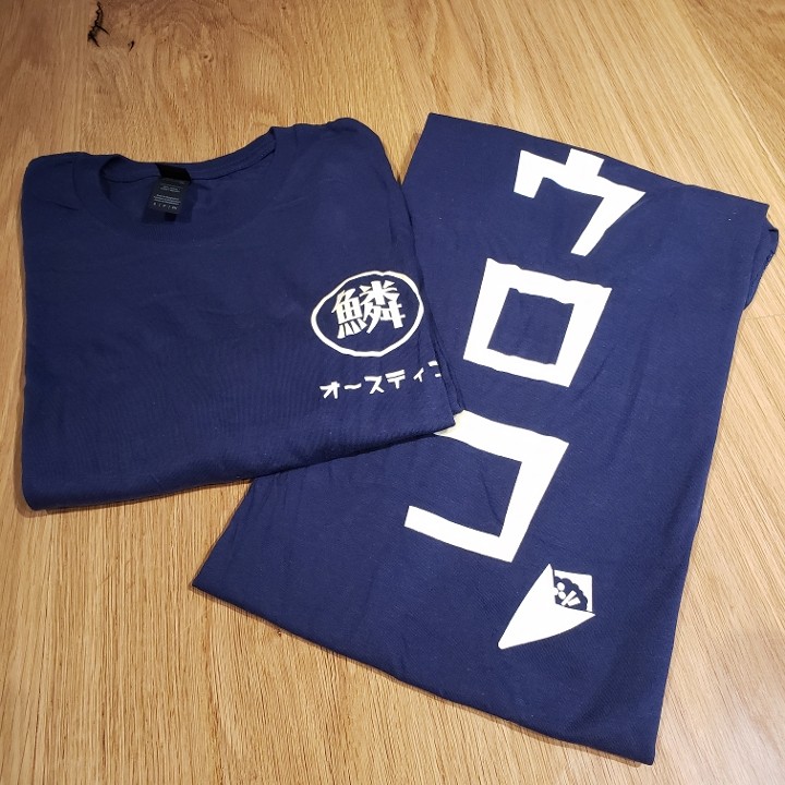 Uroko Katakana T-Shirt - Navy Blue