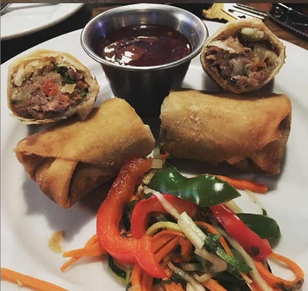 Crispy Pork Spring Rolls