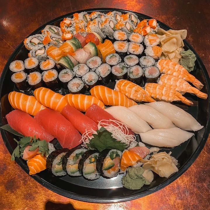 Silver Nori Tray-Maki and Nigiri