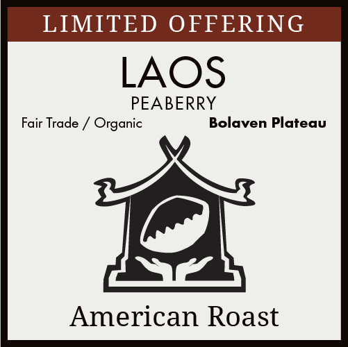 Laos - Bolaven Plateau Peaberry - American Roast - LIMITED OFFERING