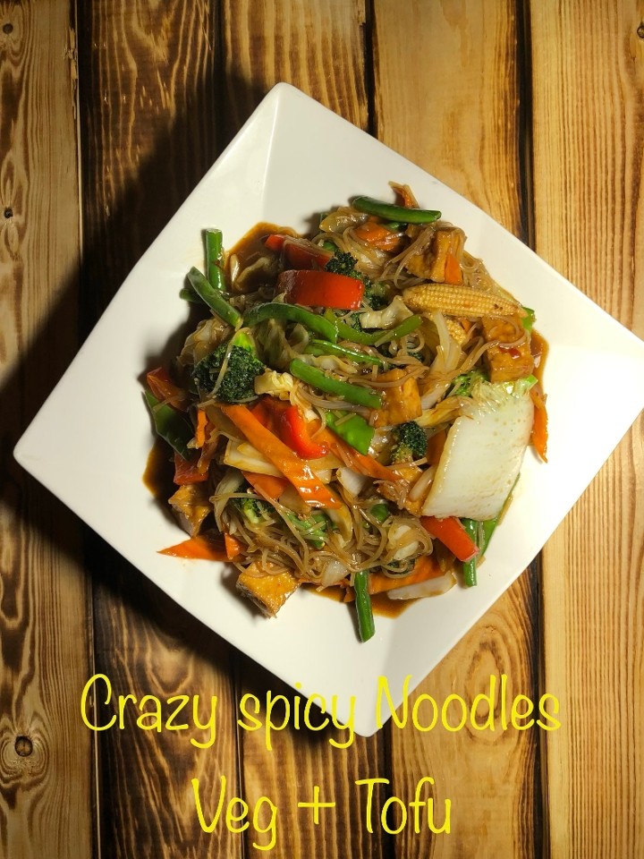 N2. Crazy Spicy Noodles(Pad Kee Meo)-Dinner