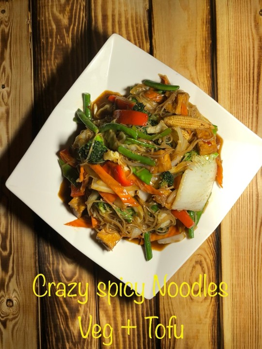 N2. HALAL-Crazy Spicy Noodles(Pad Kee Meo)-Dinner HALAL
