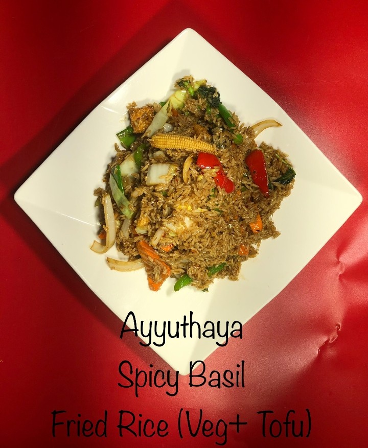 R4. Ayuttaya Basil Spicy Fried Rice (Dinner)