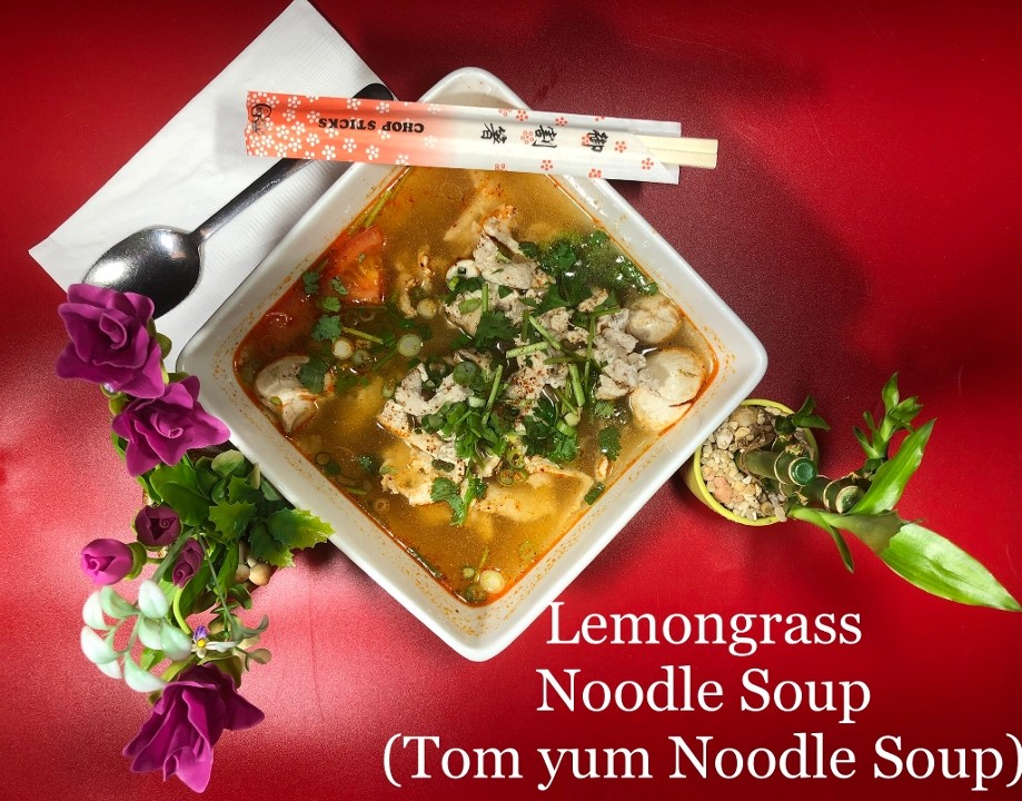 Tomyum  Noodle Soup(Lemongrass-Clear Broth) (NS5)