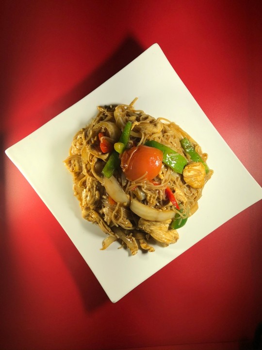 WVU N2. Crazy Spicy Noodles(Drunken Noodles) Pad Kee Meo-Dinner