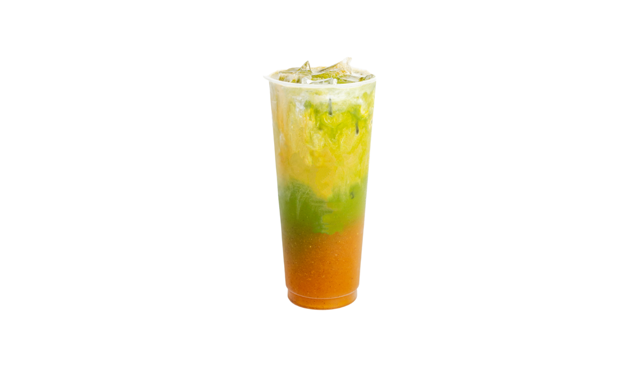 [NEW] Cold Dirty Pumpkin Spice Matcha w/ Milk**