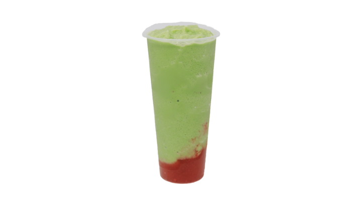 Strawberry Matcha w/ Milk Blended**