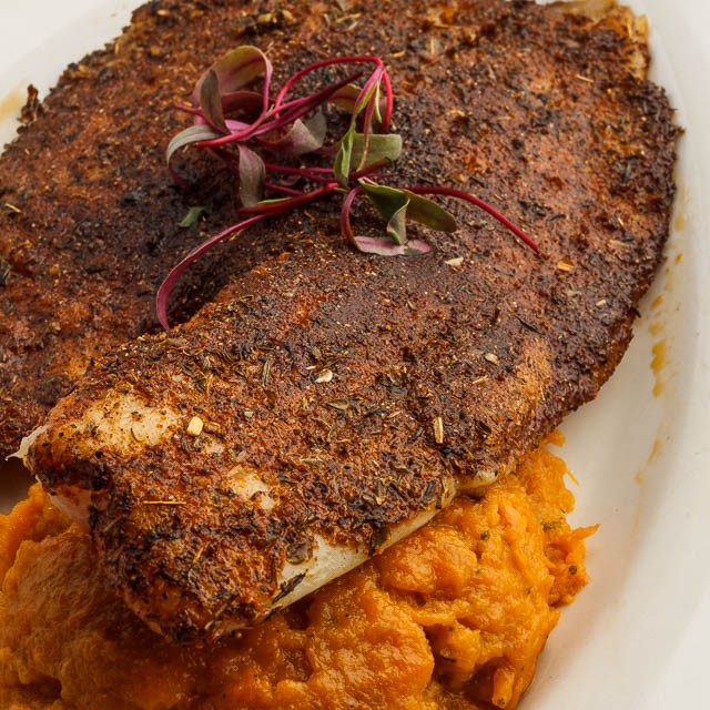 Blackened Flounder