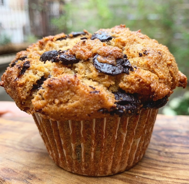 Organic Protein-Packed Chocolate Chip Muffin