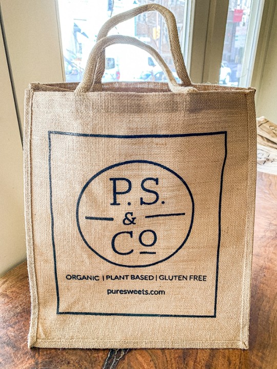 P.S. & Co. Reusable Jute Bag