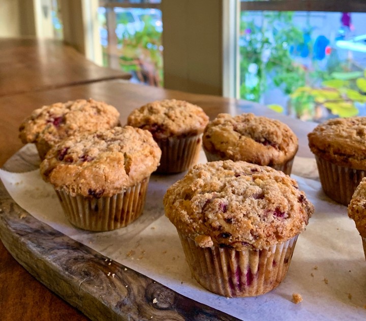 Organic Protein-Packed Almond Butter Blueberry Muffin