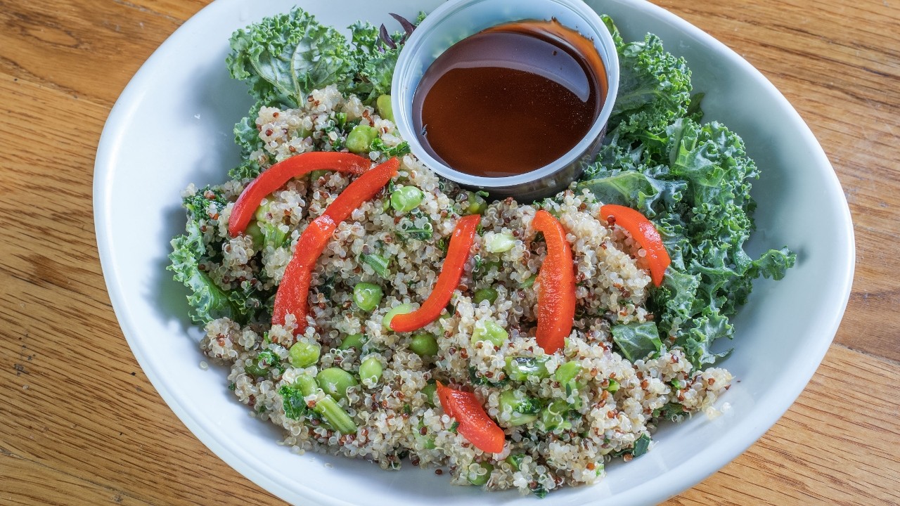 Kale Quinoa Salad with Chicken