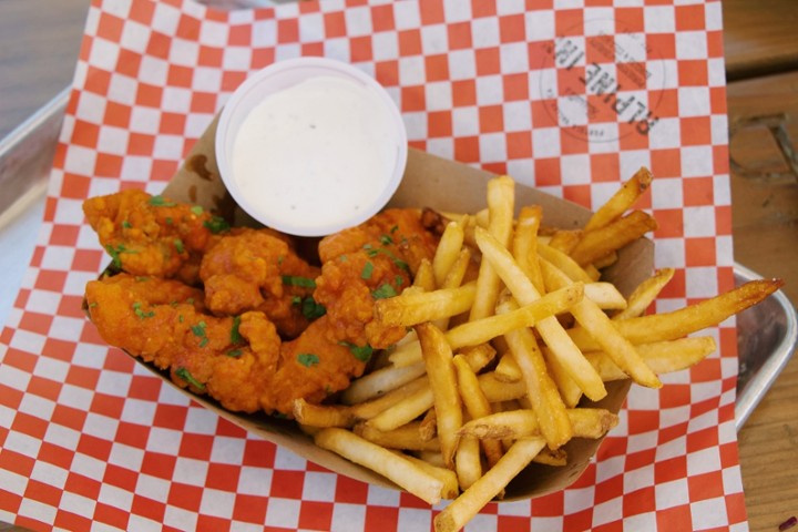 Zott's Red Hot Tenders and Fries