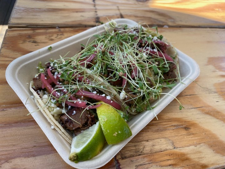 3 Smoked Brisket Tacos